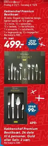 Bilka Køkkenchef Premium bestiksæt tilbud