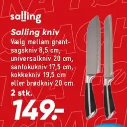Bilka Salling kniv tilbud