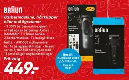 Bilka Braun barbermaskine / multigroomer tilbud