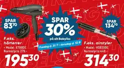 Bilka Babyliss - SPAR 30% tilbud