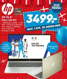 Bilka HP 15,6 Full HD PC tilbud