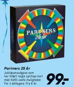 Bilka Partners 25 år tilbud