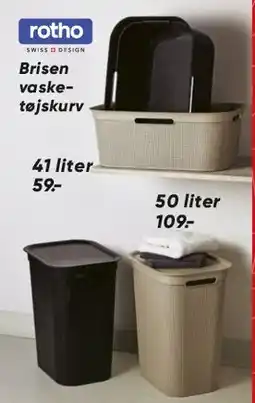 Bilka Brisen vasketøjskurv tilbud