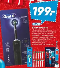 Bilka Oral‑B Vitality Pro (eltandbørste) tilbud