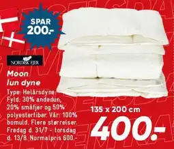 Bilka Moon lun dyne tilbud