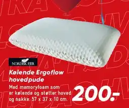 Bilka Kølende Ergoflow hovedpude tilbud