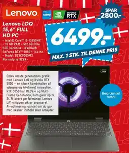 Bilka Lenovo (top annonceområde) - LOQ 15,6'' tilbud