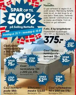 Bilka Salling NatReo - sengetilbehør (assort.) tilbud