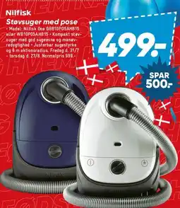 Bilka Nilfisk Støvsuger med pose tilbud