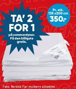 Bilka Sommerdyne / sengesæt (135x200 cm) tilbud