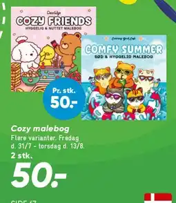 Bilka Cozy malebog tilbud