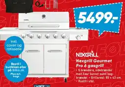 Bilka NEXGRILL Gourmet Pro 6 gasgrill tilbud