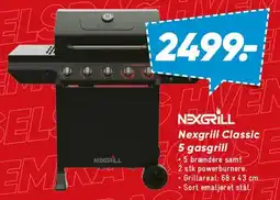 Bilka NEXGRILL Classic 5 gasgrill tilbud