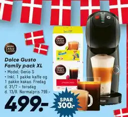 Bilka Dolce Gusto Family pack XL (Genio S) tilbud