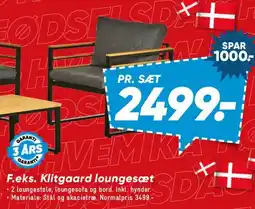 Bilka Klitgaard loungesæt tilbud