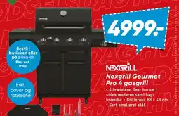 Bilka NEXGRILL Gourmet Pro 4 gasgrill tilbud