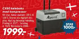 Bilka CX50 køleboks med kompressor tilbud