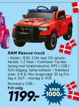Bilka RAM Rescue truck tilbud