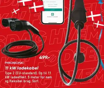 Bilka 11 kW ladekabel (Type 2) tilbud