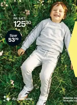 Bilka VRS sweatsæt til børn tilbud