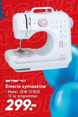 Bilka Emerio symaskine tilbud