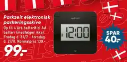 Bilka Elektronisk parkeringsskive tilbud