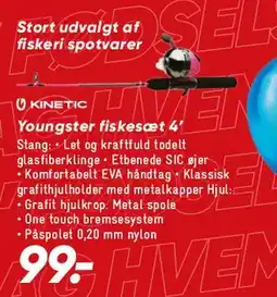 Bilka Youngster fiskesæt 4' tilbud