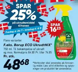 Bilka Borup ECO UkrudtNIX tilbud