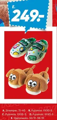 Bilka Hjemmesko / slippers tilbud