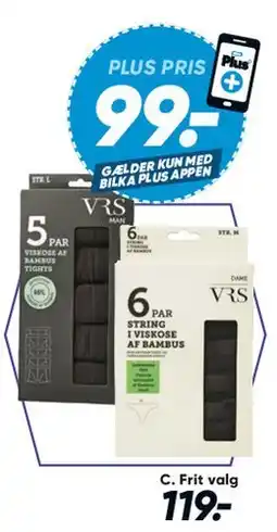 Bilka Sokke-/undertøjspakker tilbud