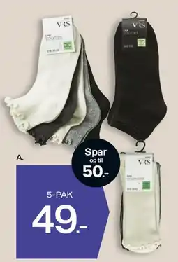 Bilka Strømper / footies (5-pak) tilbud