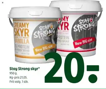 Coop 365 Stay Strong skyr tilbud