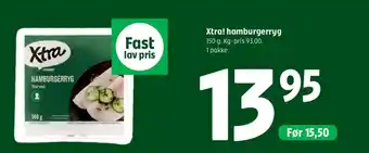 Coop 365 Xtra! hamburgerryg tilbud