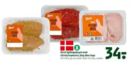 Coop 365 Xtra! kyllingebryst med citron/rosmarin, bbq eller lage tilbud
