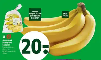 Coop 365 Änglamark økologiske bananer tilbud