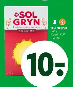Coop 365 OTA solgryn tilbud