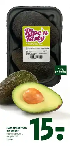 Coop 365 Store spisemodne avocadoer tilbud
