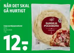 Coop 365 Coop surdejspizzabund tilbud