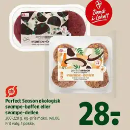 Coop 365 Perfect Season økologisk svampe-bøffen eller svampe-dellen tilbud