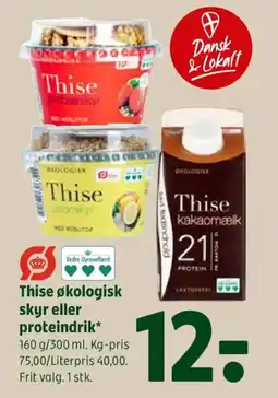 Coop 365 Thise økologisk skyr eller proteindrik tilbud