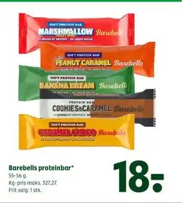 Coop 365 Barebells proteinbar tilbud