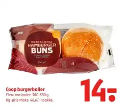 Coop 365 Coop burgerboller tilbud