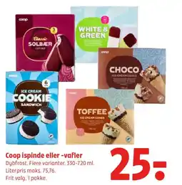 Coop 365 Coop ispinde eller -vafler tilbud
