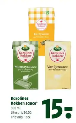 Coop 365 Karolines Køkken sauce tilbud