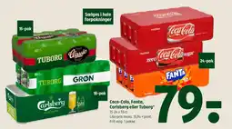 Coop 365 Coca-Cola, Fanta, Carlsberg eller Tuborg tilbud