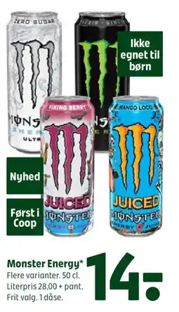 Coop 365 Monster Energy tilbud