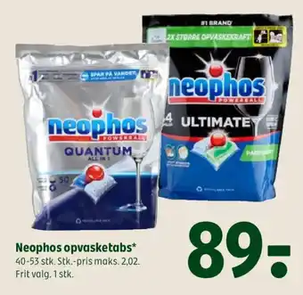 Coop 365 Neophos opvasketabs tilbud