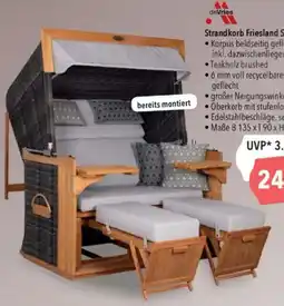 Citti Strand korb Friesland Sylt XL tilbud