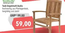 Citti Teak-Stapelstuhl Audia tilbud