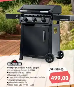 Citti Freestyle 24 Edelstahl Plancha Gasgrill tilbud